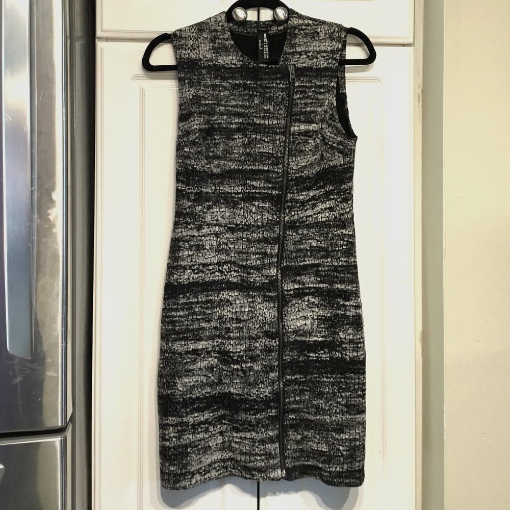 Y Yigal X Design Lab for Lord & Taylor Asymmetric Zip Sheath Dress